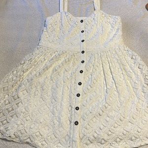 White lace dress 2X